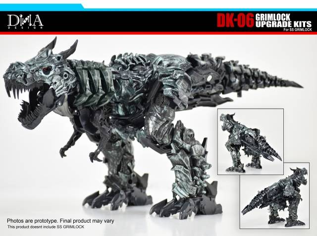 DK-06 Upgrade Kit for Transformers Studio Series 07 Leader Class Grimlock | Dna Design | Upgrade Kit
