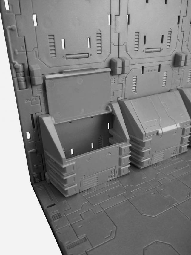BG-C Grey Base Background | X2 Toys
