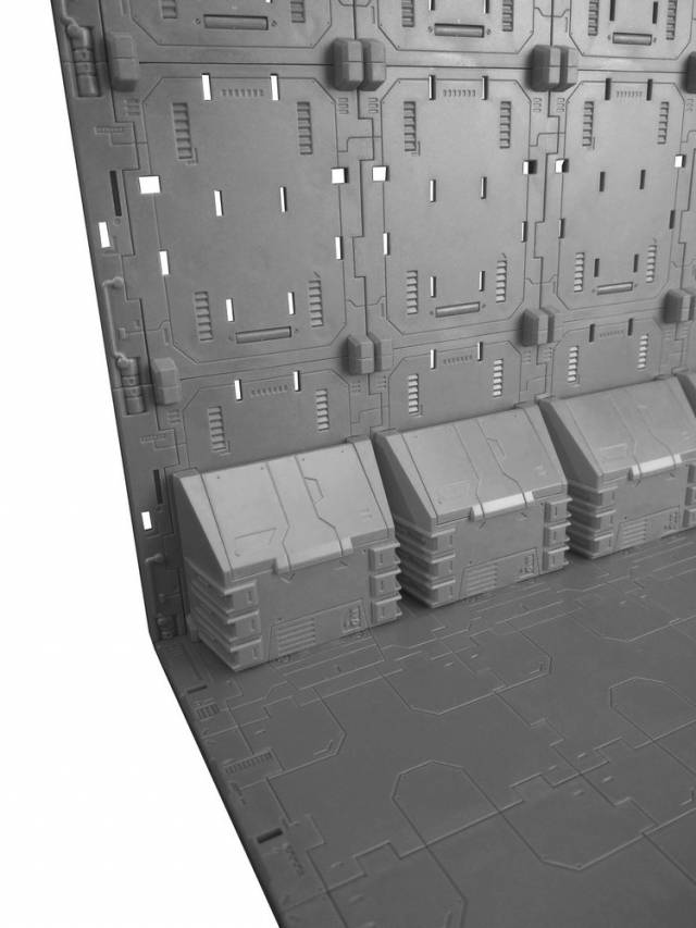 BG-C Grey Base Background | X2 Toys