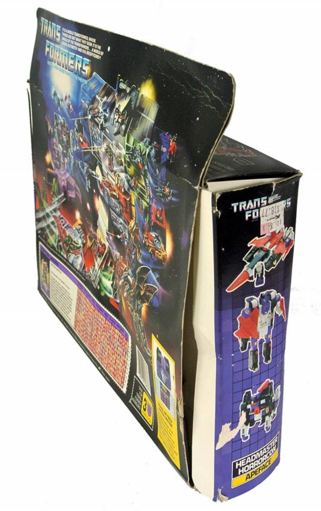 Apeface Headmaster Vintage Transformers G1