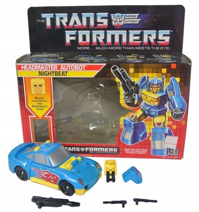 Nightbeat Headmaster Vintage Transformers G1