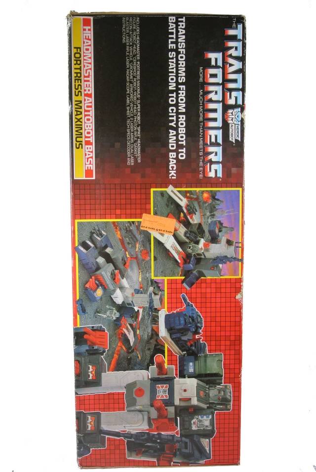 Fortress Maximus Headmaster Vintage Transformers G1