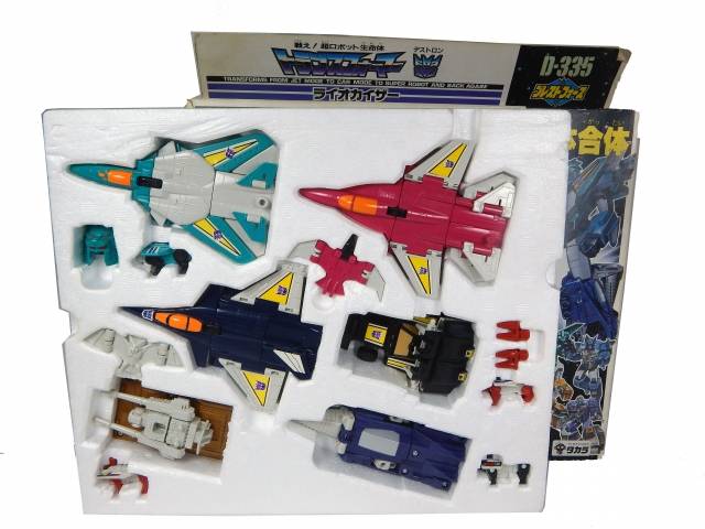 D-335 Liokaiser Giftset Combiner | Vintage Japanese G1 Transformers