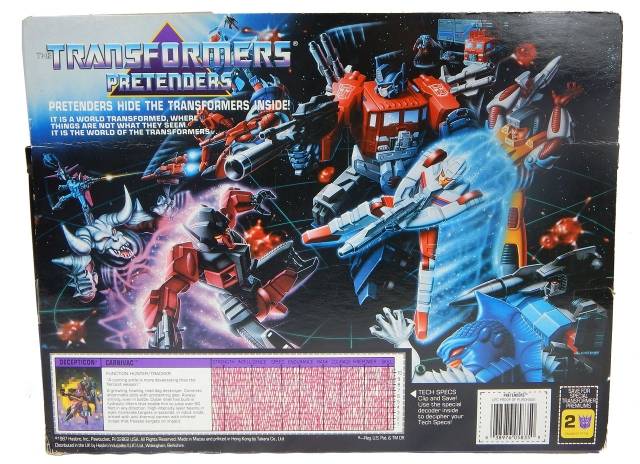 Carnivac Pretender Vintage Transformers G1