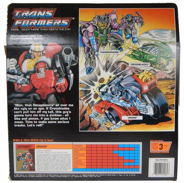 Vroom Pretender Vintage Transformers G1