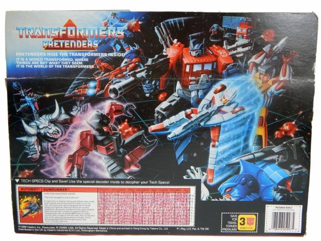 Gunrunner Pretender Vintage Transformers G1