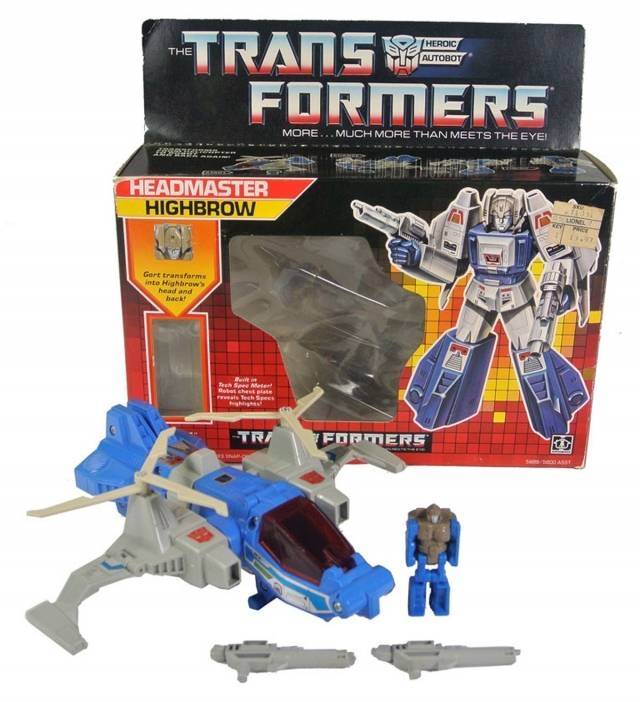 Highbrow Headmaster Vintage Transformers G1