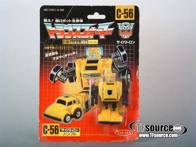 C-56 Bumblebee Minibot | Vintage Japanese G1 Transformers