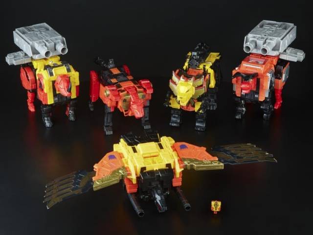 Predaking Combiner Set of 5 Titan Class | Transformers Generations Power of the Primes