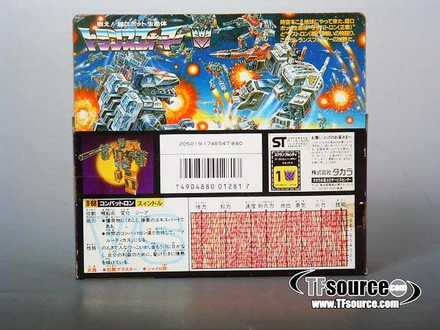 D-68 Swindle Combiner | Vintage Japanese G1 Transformers