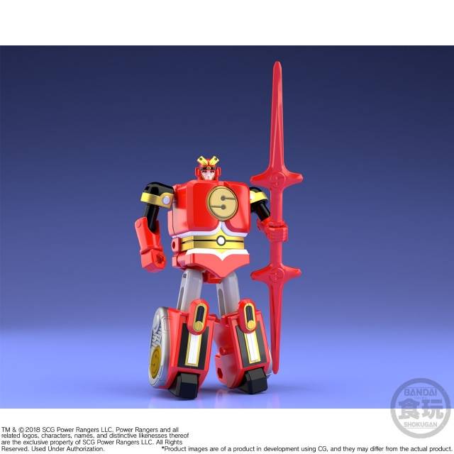 Mighty Morphin Alien Rangers - Super Mini Pla - Ninja Megazord & White Ninja Falconzord