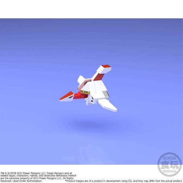 Mighty Morphin Alien Rangers - Super Mini Pla - Ninja Megazord & White Ninja Falconzord