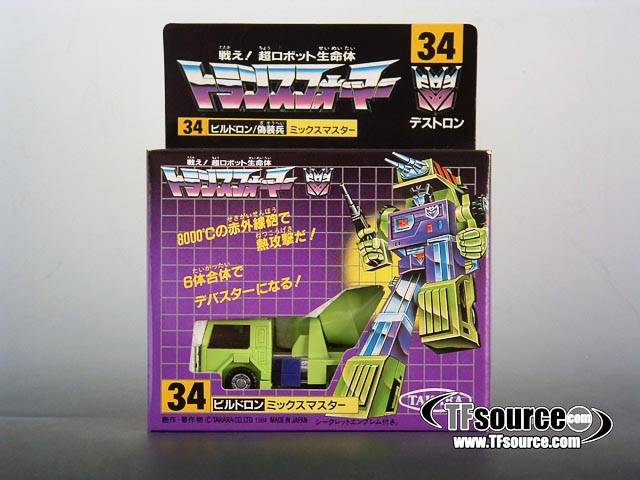 Devastator Constructicons Set of 6 Figures Combiner | Vintage Japanese G1 Transformers