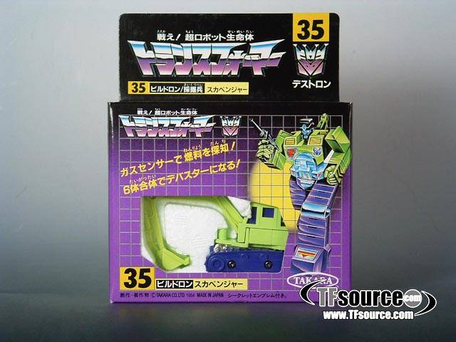 Devastator Constructicons Set of 6 Figures Combiner | Vintage Japanese G1 Transformers