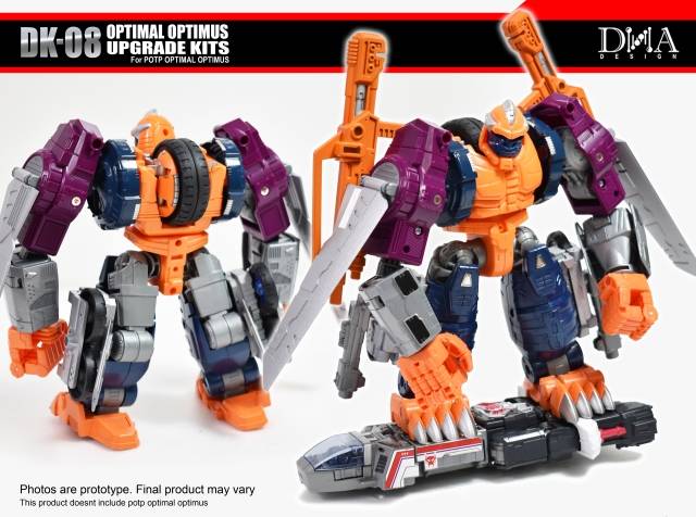 DK-08 Upgrade Kit for Transformers Power of the Primes Optimal Optimus | Dna Design | Upgrade Kit
