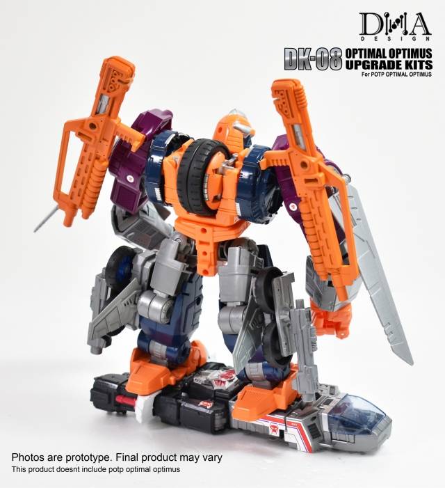 DK-08 Upgrade Kit for Transformers Power of the Primes Optimal Optimus | Dna Design | Upgrade Kit