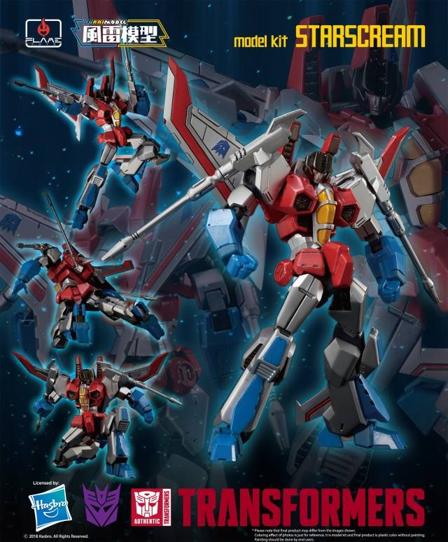 02 Starscream Model Kit | Transformers Furai Model | Flame Toys