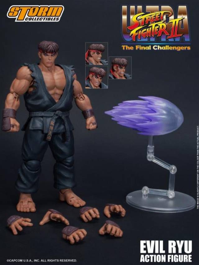 Evil Ryu 1:12 Scale Figure I Street Fighter | Storm Collectibles