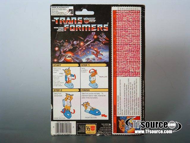 Seaspray Minibot Vintage Transformers G1