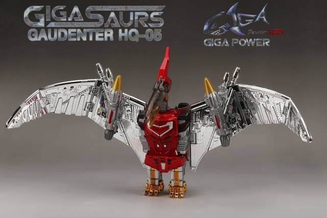HQ-05R Gaudenter Red Chrome Version | GigaPower Gigasaurs