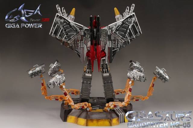 HQ-05R Gaudenter Red Chrome Version | GigaPower Gigasaurs