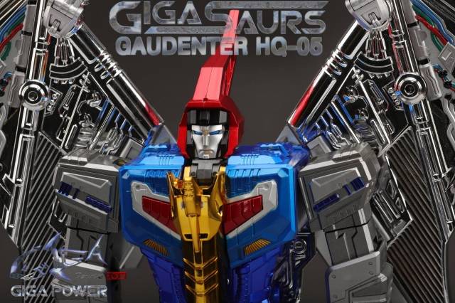 HQ-05R Gaudenter Blue Chrome Version | GigaPower Gigasaurs