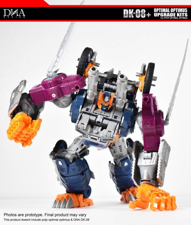 DK-08+ Upgrade Kit for Transformers Power of the Primes Optimal Optimus | Dna Design | Upgrade Kit