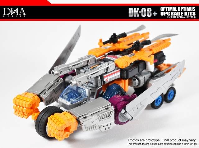 DK-08+ Upgrade Kit for Transformers Power of the Primes Optimal Optimus | Dna Design | Upgrade Kit