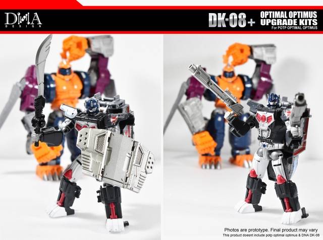 DK-08+ Upgrade Kit for Transformers Power of the Primes Optimal Optimus | Dna Design | Upgrade Kit