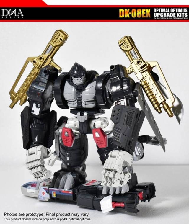 DK-08EX Upgrade Kit for Transformers Power of the Primes Optimus Primal Throne of the Primes Version | Dna Design | Upgrade Kit
