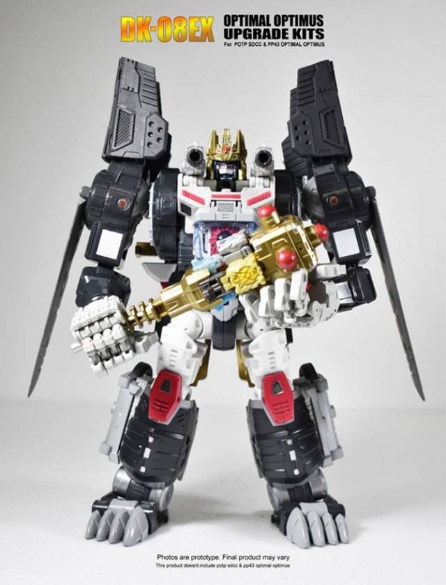 DK-08EX Upgrade Kit for Transformers Power of the Primes Optimus Primal Throne of the Primes Version | Dna Design | Upgrade Kit