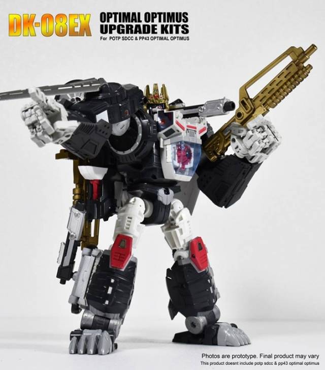 DK-08EX Upgrade Kit for Transformers Power of the Primes Optimus Primal Throne of the Primes Version | Dna Design | Upgrade Kit