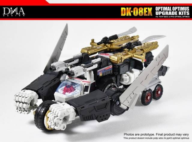 DK-08EX Upgrade Kit for Transformers Power of the Primes Optimus Primal Throne of the Primes Version | Dna Design | Upgrade Kit