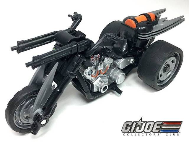 G.I. Joe Ninja Force Zartan with Cold Slither Cycle G.I. Joe Club 2018 Exclusive