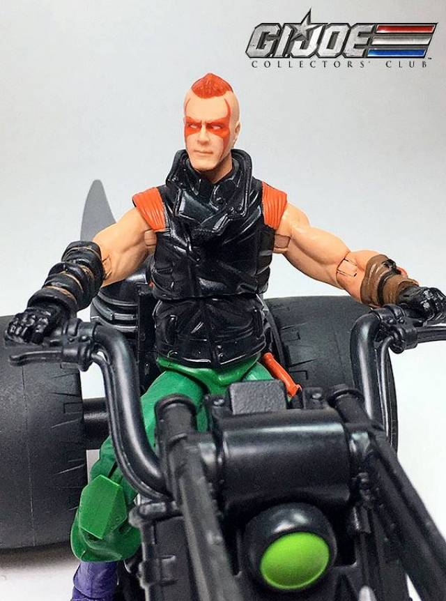 G.I. Joe Ninja Force Zartan with Cold Slither Cycle G.I. Joe Club 2018 Exclusive