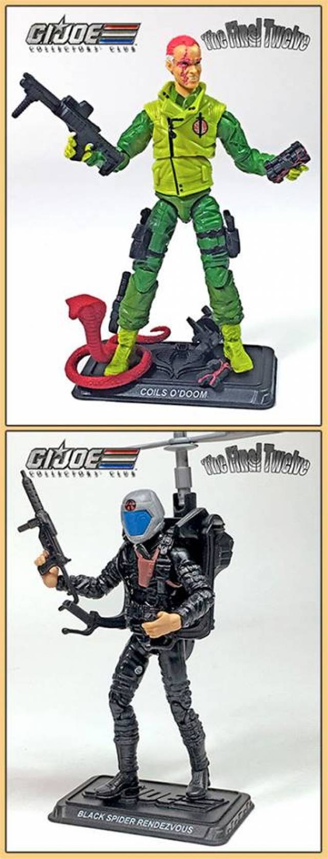 Black Spider Rendezvous and Coils O'Doom 2018 Exclusive the Final Twelve 3.75-Inch Scale | G.I. Joe Collectors Club Exclusive