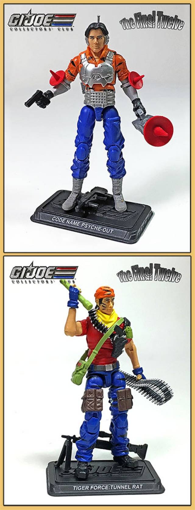 Psyche-Out and Tunnel Rat 2018 Exclusive the Final Twelve 3.75-Inch Scale | G.I. Joe Collectors Club Exclusive