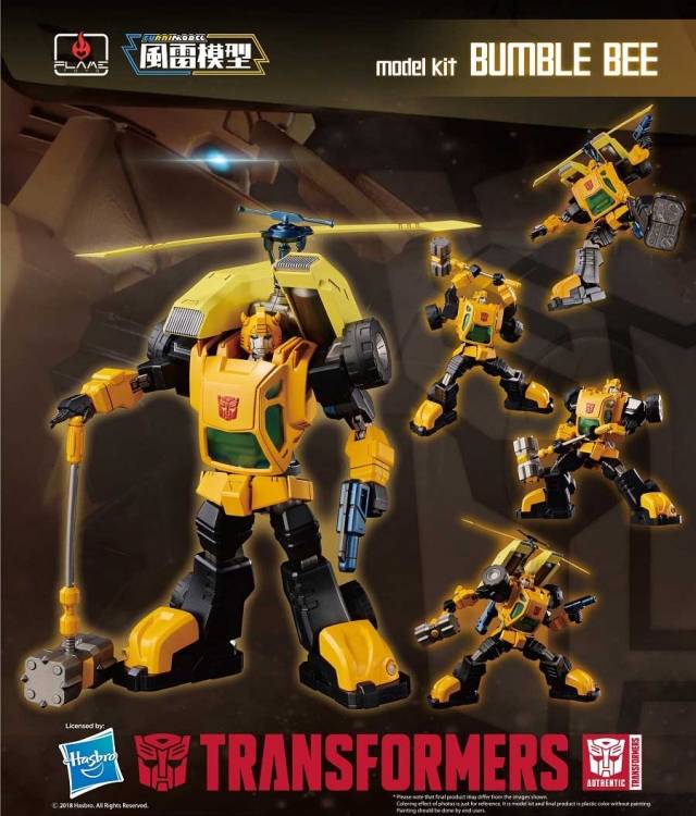 04 Bumblebee Model Kit | Transformers Furai Model | Flame Toys