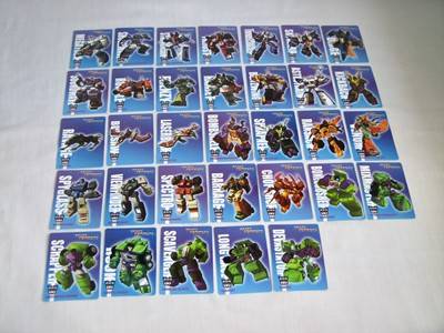 TF Tech Specs Collectors Cards Deck A