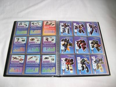 TF Tech Specs Collectors Cards Deck A