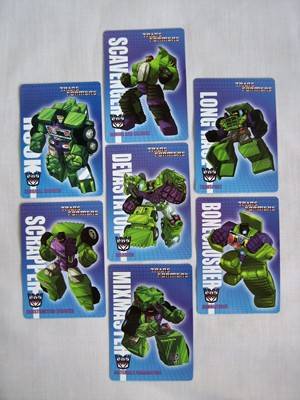 TF Tech Specs Collectors Cards Deck A