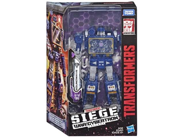WFC-S25 Soundwave Voyager Class | Transformers Generations War for Cybertron Siege Chapter