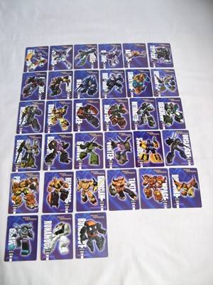 TF Tech Specs Collectors Cards Deck B