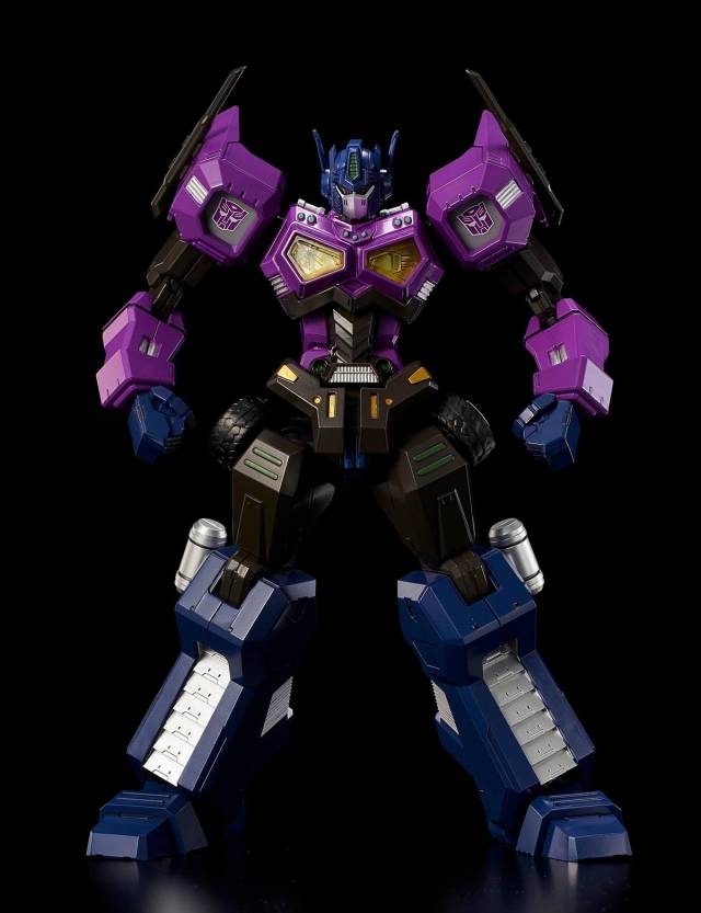 01SG Shattered Glass Optimus Prime Attack Mode Exclusive Model Kit | Transformers Furai Model | Flame Toys