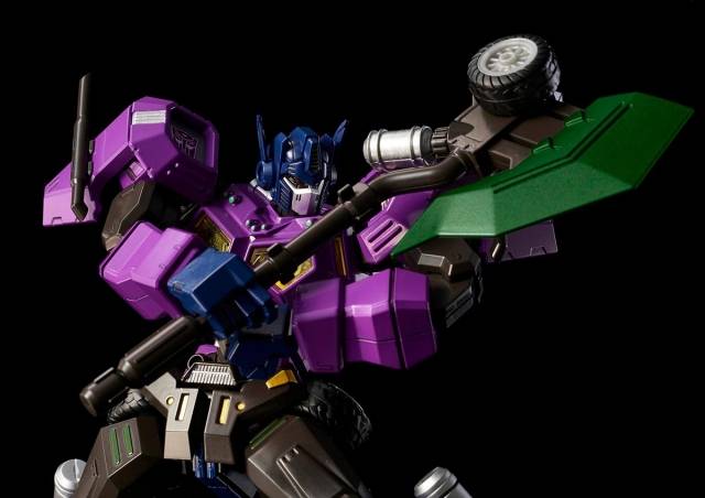 01SG Shattered Glass Optimus Prime Attack Mode Exclusive Model Kit | Transformers Furai Model | Flame Toys