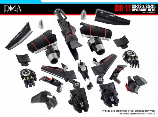 DK-11 Upgrade Kit for Transformers Studio Series SS-32 Optimus Prime and SS-35 Jetfire | Dna Design | Upgrade Kit