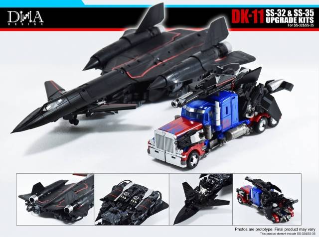 DK-11 Upgrade Kit for Transformers Studio Series SS-32 Optimus Prime and SS-35 Jetfire | Dna Design | Upgrade Kit