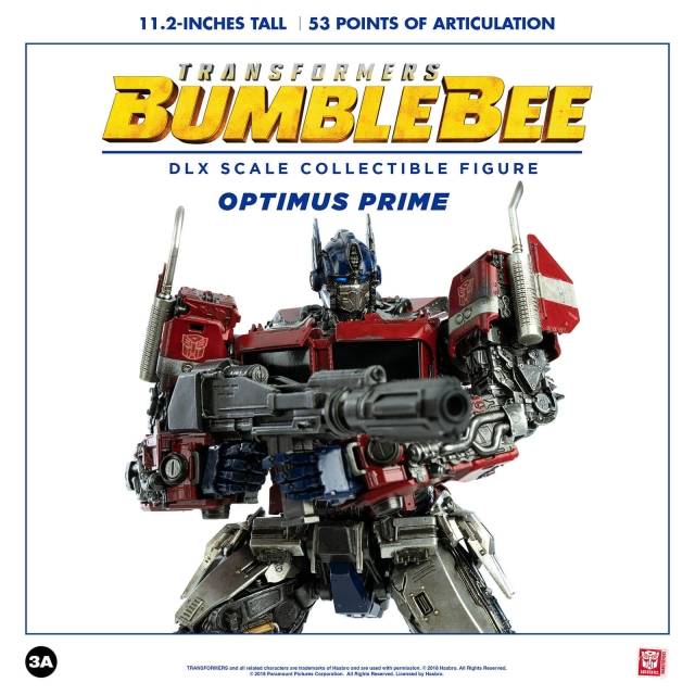 Optimus Prime Collectible Figure DLX Scale Collectible Figure | Transformers: Bumblebee | threezero
