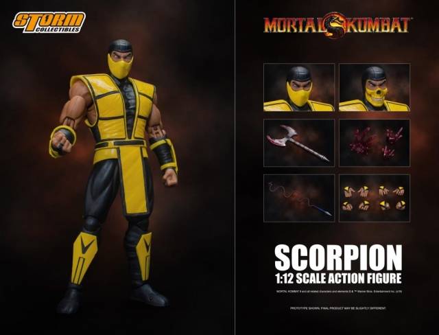 Scorpion 1:12 Scale Figure I Mortal Kombat | Storm Collectibles