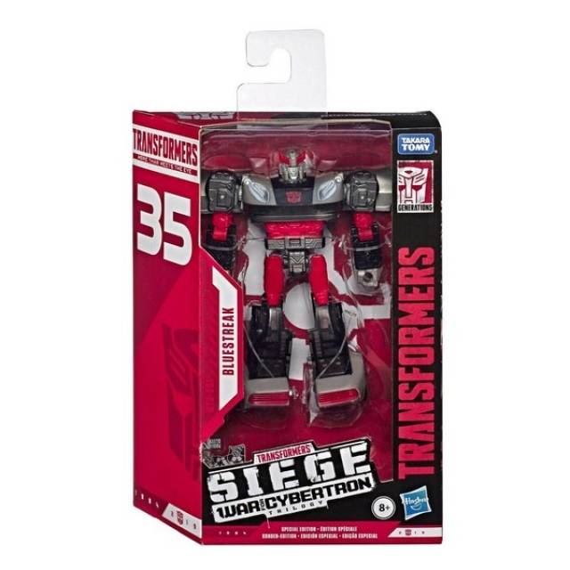 Bluestreak 35th Anniversary Exclusive Deluxe Class | Transformers Generations War for Cybertron Siege Chapter